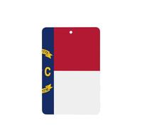 Phayah Ambientador rectangular para coche, diseño de bandera de Dakota del Norte, aroma a lavanda, 4 unidades, para cajones de armario de automóviles