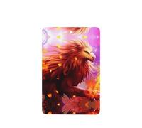 Phayah Ambientador rectangular para coche, diseño de bestia de león de lava, 4 unidades, para cajones de armario de coches