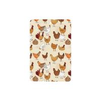 Phayah Ambientador rectangular para coche, diseño de cría de pollos, con aroma a lavanda, para colgar, 4 unidades, para coche, armario, zapatos