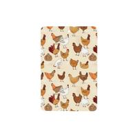 Phayah Ambientador rectangular para coche, diseño de cría de pollos, con aroma a lavanda, para colgar, 4 unidades, para coche, armario, cajón