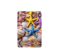 Phayah Ambientador rectangular para coche, diseño de estrella de mar de playa, con aroma a lavanda, 4 unidades, para cajones de armario de automóviles