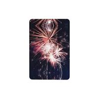 Phayah Ambientador rectangular para coche, diseño de fuegos artificiales, diseño de explosión, aroma a lavanda, tarjeta perfumada para colgar, 4 unidades, para coches, armarios, zapatos
