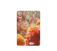 Phayah Ambientador rectangular para coche, diseño de hortensias, con aroma a lavanda, 4 unidades, para cajones de armario de automóviles