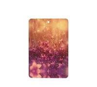 Phayah Ambientador rectangular para coche, diseño de lirio del valle floreciente con aroma a lavanda, tarjeta perfumada colgante, 6 unidades, para cajones de armario de automóviles