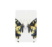 Phayah Ambientador rectangular para coche, diseño de mariposa con cresta de pico, aroma a lavanda, tarjeta perfumada colgante, 6 unidades, para coche, armario, cajón, eliminar