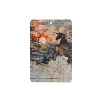 Phayah Ambientador rectangular para coche, diseño de retrato moteado, con aroma a lavanda, para colgar, 4 unidades, para cajones de armario de automóviles