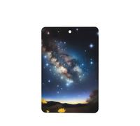 Phayah Ambientador rectangular para colgar en el interior del coche, 4 unidades, diseño de estrellas cósmicas