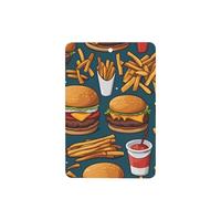 Phayah Ambientador rectangular para colgar en el interior del coche, con un montón de sabrosos patrones de alimentos, aroma de lavanda, 4 unidades