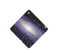 Phayah Ambientadores cuadrados para coche, 4 unidades, con patrón de luz de estrellas cósmicas, tabletas de aromaterapia, tarjeta perfumada para colgar, aroma a lavanda
