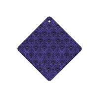 Phayah Ambientadores cuadrados para coche, 4 unidades, diseño de enjambre fantasma, tabletas de aromaterapia, tarjeta perfumada colgante, aroma a lavanda