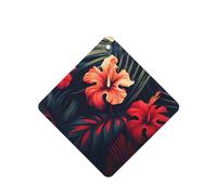 Phayah Ambientadores cuadrados para coche, 4 unidades, diseño de hojas grandes, tabletas de aromaterapia para colgar, aroma a lavanda