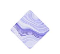 Phayah Ambientadores cuadrados para coche, 4 unidades, diseño de ondas azules y moradas, tabletas de aromaterapia automáticas, tarjeta perfumada para colgar, aroma a lavanda