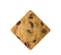 Phayah Ambientadores cuadrados para coche, 6 unidades, tabletas de aromaterapia con patrón de galletas de chocolate, tarjeta perfumada colgante, aroma de lavanda que elimina el olor