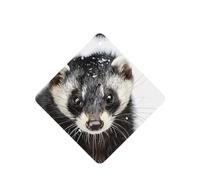 Phayah Ambientadores cuadrados para colgar en el coche, con aroma a lavanda, 4 unidades, de Wolverine In The Snow