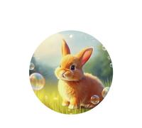 Phayah Ambientadores de coche de forma redonda, 4 unidades, diseño de burbujas de conejo, tabletas de aromaterapia, tarjeta perfumada colgante, aroma a lavanda