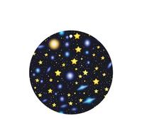 Phayah Ambientadores de coche de forma redonda, 4 unidades, diseño de galaxia, universo, estrella, tabletas de aromaterapia, tarjeta perfumada colgante, aroma a lavanda