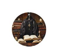 Phayah Ambientadores de coche de forma redonda, 4 unidades, diseño de Grimoire Strange World, tabletas de aromaterapia automáticas, tarjeta perfumada para colgar, aroma a lavanda