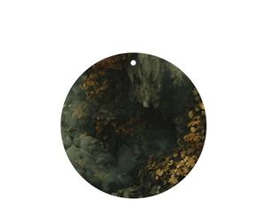 Phayah Ambientadores de coche de forma redonda, 4 unidades, diseño de nubes bajo el abismo, tarjeta perfumada para colgar, aroma a lavanda