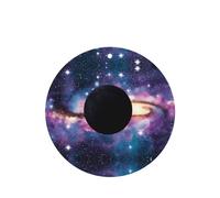 Phayah Ambientadores de coche de forma redonda, 4 unidades, diseño de planeta negro, tabletas de aromaterapia, tarjeta perfumada colgante, aroma a lavanda