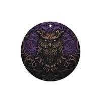 Phayah Ambientadores de coche de forma redonda, 4 unidades, patrón de señores oscuros, tabletas de aromaterapia para colgar, tarjeta perfumada, aroma a lavanda