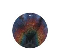Phayah Ambientadores de coche de forma redonda, 4 unidades, patrón holográfico de sueños, tabletas de aromaterapia para colgar, tarjeta perfumada, aroma a lavanda