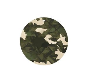 Phayah Ambientadores de coche de forma redonda, 6 unidades, diseño de camuflaje del ejército, tabletas de aromaterapia, tarjeta perfumada colgante, aroma a lavanda