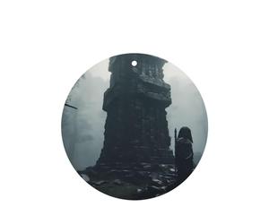 Phayah Ambientadores de coche de forma redonda, 6 unidades, diseño de maldición del castillo, tabletas de aromaterapia, tarjeta perfumada colgante, aroma a lavanda