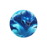 Phayah Ambientadores de coche de forma redonda, 6 unidades, diseño de monstruo de ojos azules, tabletas de aromaterapia automáticas, tarjeta perfumada para colgar, aroma a lavanda