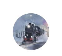 Phayah Ambientadores de coche de forma redonda, 6 unidades, diseño de tren de vapor, patrón de puesta de sol, tabletas de aromaterapia, tarjeta perfumada colgante, aroma de lavanda que elimina el olor
