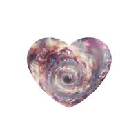 Phayah Ambientadores de coche en forma de corazón, 4 unidades, con patrón de vórtice cósmico, tabletas de aromaterapia automáticas, tarjeta perfumada para colgar, aroma a lavanda