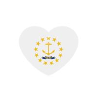 Phayah Ambientadores de coche en forma de corazón, 4 unidades, diseño de bandera del estado de Rhode Island, tabletas de aromaterapia automáticas, tarjeta perfumada para colgar, aroma a lavanda