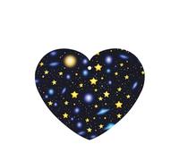 Phayah Ambientadores de coche en forma de corazón, 4 unidades, diseño de galaxia, universo, estrella, tabletas de aromaterapia, tarjeta perfumada colgante, aroma a lavanda