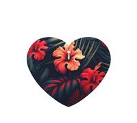 Phayah Ambientadores de coche en forma de corazón, 4 unidades, diseño de hojas grandes, tabletas de aromaterapia automáticas, tarjeta perfumada para colgar, aroma a lavanda