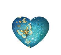 Phayah Ambientadores de coche en forma de corazón, 4 unidades, diseño de mariposa, tabletas de aromaterapia automáticas, tarjeta perfumada para colgar, aroma a lavanda