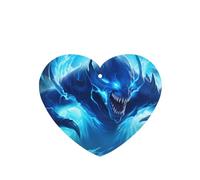 Phayah Ambientadores de coche en forma de corazón, 4 unidades, diseño de monstruo de ojos azules, tabletas de aromaterapia automáticas, tarjeta perfumada para colgar, aroma a lavanda