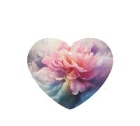 Phayah Ambientadores de coche en forma de corazón, 4 unidades, diseño de nube, humo, flores, tabletas de aromaterapia, tarjeta perfumada colgante, aroma a lavanda