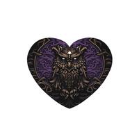 Phayah Ambientadores de coche en forma de corazón, 4 unidades, patrón de señores oscuros, tabletas de aromaterapia automáticas, tarjeta perfumada para colgar, aroma a lavanda