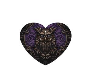 Phayah Ambientadores de coche en forma de corazón, 4 unidades, patrón de señores oscuros, tabletas de aromaterapia automáticas, tarjeta perfumada para colgar, aroma a lavanda