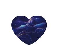 Phayah Ambientadores de coche en forma de corazón, 4 unidades, patrón de venas de mármol azul, tabletas de aromaterapia automáticas, tarjeta perfumada para colgar, aroma a lavanda