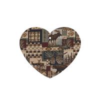 Phayah Ambientadores de coche en forma de corazón, 6 unidades, con diseño de oso de cabaña, tabletas de aromaterapia, tarjetas perfumadas para colgar, aroma a lavanda que elimina el olor
