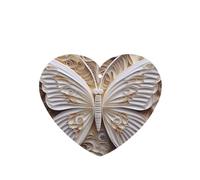 Phayah Ambientadores de coche en forma de corazón, 6 unidades, con patrón de escultura de papel, tabletas de aromaterapia, tarjeta perfumada colgante, aroma de lavanda que elimina el olor