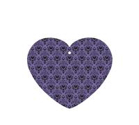 Phayah Ambientadores de coche en forma de corazón, 6 unidades, con patrón de mansión embrujada, tabletas de aromaterapia, tarjeta perfumada para colgar, aroma a lavanda que elimina el olor