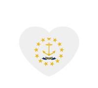 Phayah Ambientadores de coche en forma de corazón, 6 unidades, diseño de bandera del estado de Rhode Island, tabletas de aromaterapia automáticas, tarjeta perfumada para colgar, aroma a lavanda