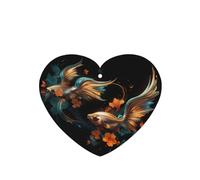 Phayah Ambientadores de coche en forma de corazón, 6 unidades, diseño de cola de mariposa, píldoras de aromaterapia automáticas, tarjeta perfumada para colgar, aroma a lavanda