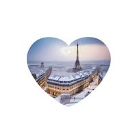 Phayah Ambientadores de coche en forma de corazón, 6 unidades, diseño de la Torre Eiffel de Siracusa, tabletas de aromaterapia, tarjeta perfumada colgante, aroma de lavanda que elimina el olor