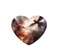 Phayah Ambientadores de coche en forma de corazón, 6 unidades, diseño de pájaros gigantes, tarjetas aromáticas para colgar, aroma a lavanda