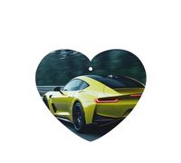 Phayah Ambientadores de coche en forma de corazón, 6 unidades, estilo futuro, patrón de coche deportivo, tabletas de aromaterapia, tarjeta perfumada colgante, aroma a lavanda