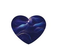 Phayah Ambientadores de coche en forma de corazón, 6 unidades, patrón de venas de mármol azul, tabletas de aromaterapia automáticas, tarjeta perfumada para colgar, aroma a lavanda