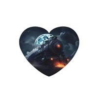 Phayah Ambientadores de coche en forma de corazón, 6 unidades, potente patrón de locomotora, tabletas de aromaterapia automáticas, tarjeta perfumada colgante, aroma a lavanda