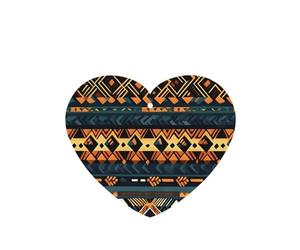 Phayah Ambientadores de coche en forma de corazón, 6 unidades, tribal africano, étnico, patrón de textura étnica, tabletas de aromaterapia, tarjeta perfumada colgante, aroma a lavanda